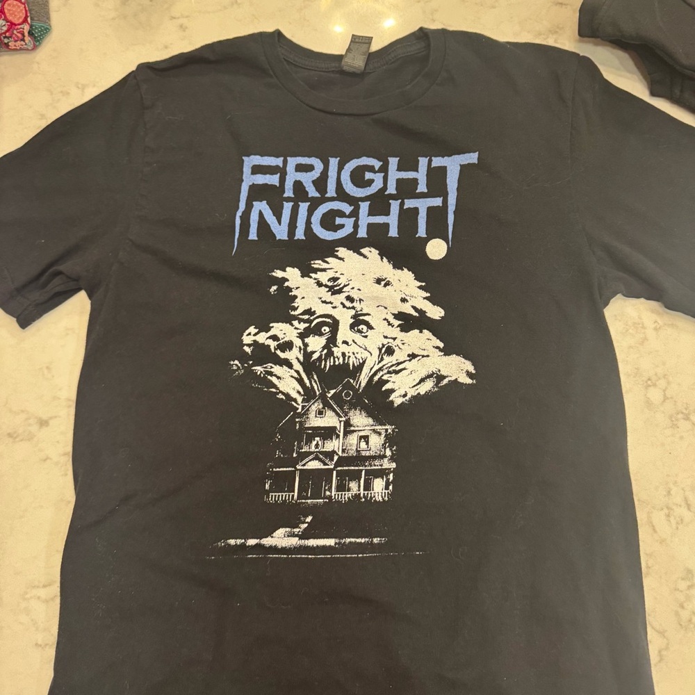 Fright Night Horror Movie Graphic Tee Black Size Medium